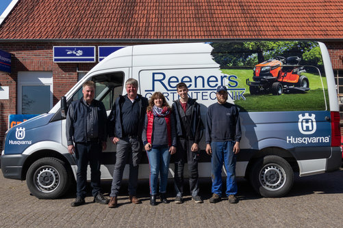 Gruppenfoto von Reeners Gartentechnik Team
